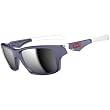 Oakley Jupiter Squared Men's Lifestyle Sports Sunglasses w/ Free B&F Heart Sticker - Matte Navy/Chrome Iridium