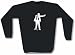 Man in Suit With Gun Logo Men's Sweat Shirt in 2 colors Small thru 3XL