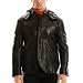 Armani Exchange Leather Hybrid Blazer