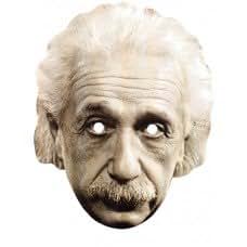 Albert Einstein Popular Scientist Face Mask for Fancy Dress Party, Hen ...