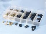 Advanced Tool Design Model  ATD-348  170 Piece U-Clip/Round Head Tapping Screw Assortment