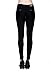 VIRGIN ONLY Women's Button Zipper Skinny Trousers Pants