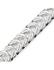 Sterling Silver Fancy Bracelet - 8.25 Inch