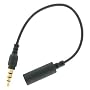 Adapter for Apple iPhone 1/8" headphone input for Universal Headphones and Earbuds , 3.5mm Male Female Extension Plug