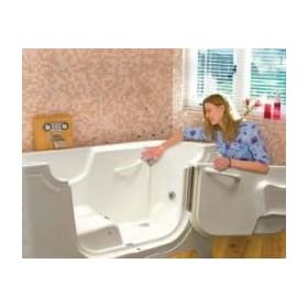 Slide-In Wheelchair Accessible Walk-In-Tub Air Jet System + FREE BONUS - Right