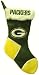 Green Bay Packers Plush 2-Tone Christmas Stocking