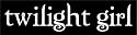 twilight girl sticker - vampire fan window decal vinyl