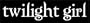 twilight girl sticker - vampire fan window decal vinyl
