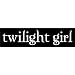 twilight girl sticker - vampire fan window decal vinyl