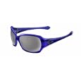 OAKLEY SCRIPT SUNGLASSES SAPPHIRE BLUE FRAMES AND DK GREY LENSES