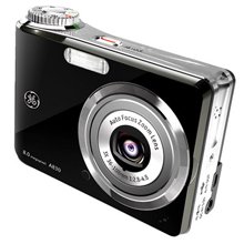 GE A830 - Digital camera - compact - 8.0 Mpix - optical zoom: 3 x - supported memory: MMC, SD, SDHC - black
