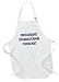 Power corrupts, but absolute power is kinda neat Full Length Apron with Pockets (Various Colors Available)