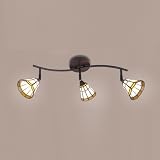Eurofase 13704-032 Lakewood 3-Light Track, Rust/Tiffan