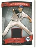 2010 Topps Peak Performance Relics #PPR-SK1 Scott Kazmir - Tampa Bay Rays (Piece of Authentic Game Used Jersey) (Baseball Cards)