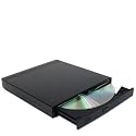 24x USB External Slim CD-ROM Drive (Black)