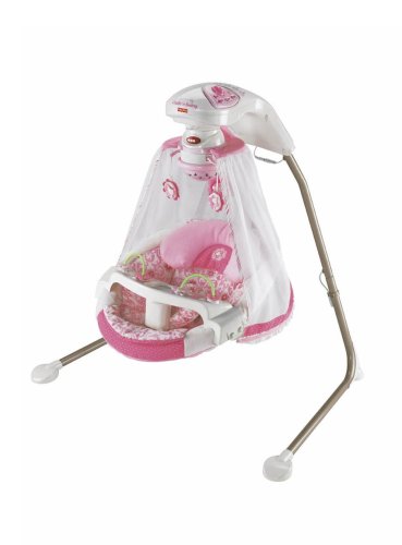 Buy Low Price Cozy Fisher-Price Butterfly Garden Cradle ‘n Swing – Pink P2255