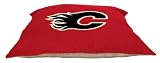 Calgary Flames 27x36 Plush Pet Dog Bed / Large Pillow
