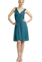 Girls V-neck Pleated Crystal Ankle Length Corset   Waistline Evening Dress 