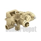 Moen Showhouse S935 M-PACT Valve Rough-in Moentrol pressure balancing volume control valve with stop