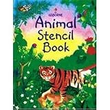 Animal Stencil Book (Stencil Books)