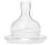 Pura Stainless Kiki Wide Neck Silicone Infant Nipple Cross Cut Vented, Medium Flow, 3 Months