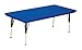 Correll AR3060-REC-27 Rectangular-Shaped Resin Activity Table, 60Wx30"D, Blue
