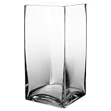 9-1/2" Tall Square Vase