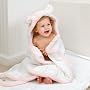 Little Giraffe Pink Luxe Hooded Towel