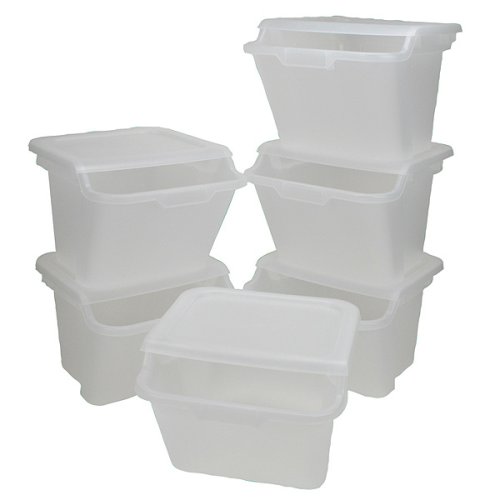 Clear Stackable Recycle Bin - Iris