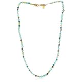 Chan Luu Turquoise Mix Stones On Wax Linen Nec