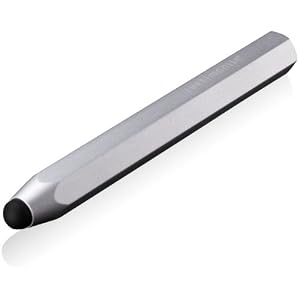  Just Mobile AluPen Eingabestift für Apple iPad/iPhone/iPod touch mit Pouch silber 