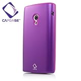 CAPDASE docomo Xperia (SO-01B) / X10 Alumor Metal Case with Screen Protector, Solid Purple 「ソニー・エリクソン XPERIA X10」専用 アルミニウム・プロテクトカバー (クリスタル・クリアー 液晶保護シート付き) ソリッド パープル MTSEX10-5155