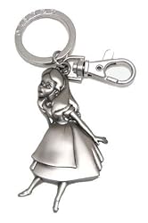 Alice in Wonderland Pewter Keychain