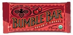 BumbleBar Organic Energy Chunky Cherry 1.4oz Bar (Pack of 15)
