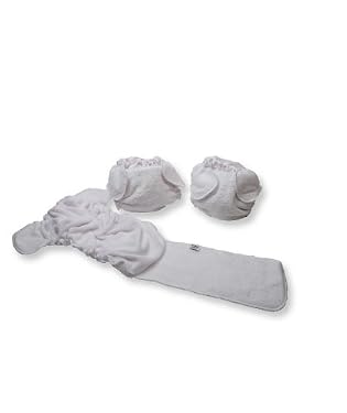Easy Peasy Nappies Bimble Three Pack. Size 2 (20lb-35lb) - White