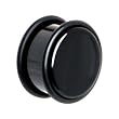 3/4" Black Acrylic Plug