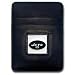 New York Jets Executive Leather Money Clip/Card Holder - NFL Football Fan Shop Sports Team Merchandise