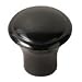 Davies Thermoset Push/Pull Knob, Smooth Rim, Threaded Hole, #10-32 Thread Size X 3/8" Thread Length, 1-3/64" Diameter (Pack of 10)