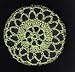 Avocado Cartwheel Crocheted Hair Bun Cover- LARGE