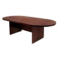 6' Race Track Conference Table-Mahogany