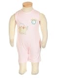 Bebini Cotton Knit Sleeveless Romper with Morning Theme
