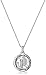 Sterling Silver Reversible Zodiac Pendant Necklace, 18