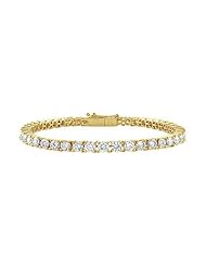 Diamond Tennis Bracelet 14K Yellow Gold - 3.00 CT Diamonds