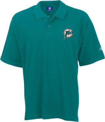 Miami Dolphins Reebok Teal RA Polo Shirt