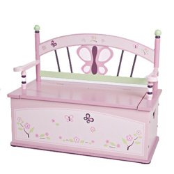 Toys: Levels of Discovery Sugar Plum Toy Box Bench