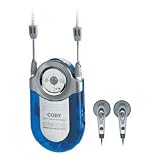 COBY CX7 AM/FM Portable Radio (Blue)