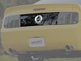 05-08 Ford Mustang GTS Smoke Blackout Center Taillight Panel Cover - GT4193