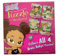 Lil' Bratz Puzzle Toy - Bratz Babyz 150 puzzle and stickers box set