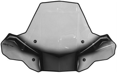 PowerMadd 24574 Cobra ProTEK Clear ATV Rapid Release Mount Windshield with Black Graphics On Sale