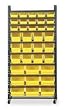 Storelogic 1UGK7 Bin Storage Rack, Single Sided, W 33, D 15